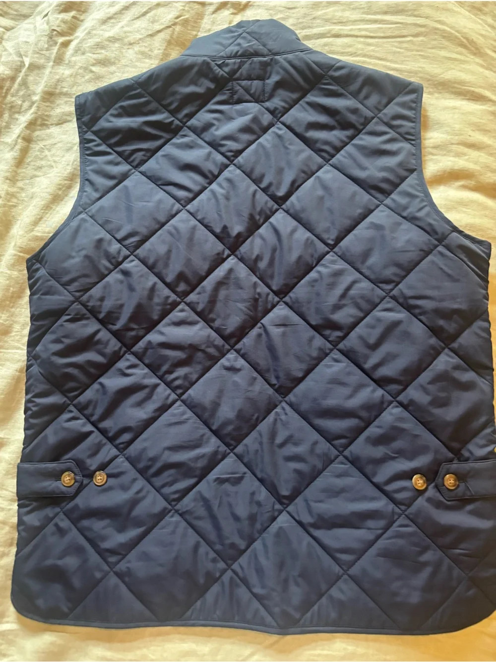 Men's Quilted Navy Vest